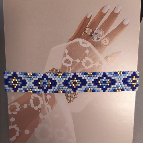 دستبند منجوق دوزی میوکی ژاپنی اعلا
